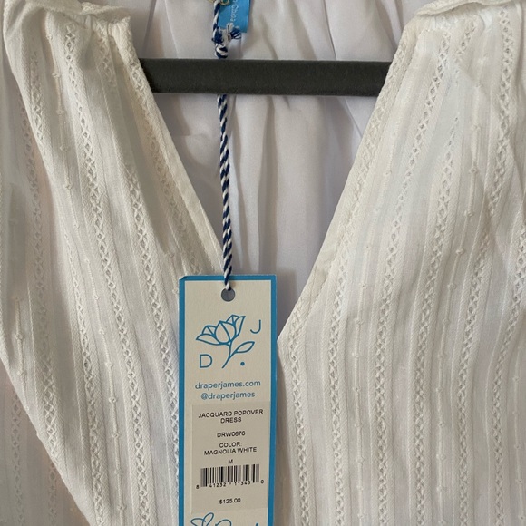 NWT Draper James Jacquard Popover Dress - Picture 2 of 3